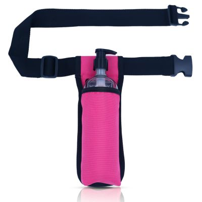 WEARWAN Massage Oil Holster, Adjustable and Durable Massage Holster, Bag only, Bottle not Included (1B-Fuchsia)