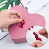 CRAFFANCY Red Ribbon Sticker, 500 Pcs Heart Disease HIV/AIDS Awareness Drug Prevention Ribbon Decals for Fundraising Event, Red Ribbon Week, Gift Letter Bags view 3