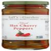 Jeff's Naturals Sliced Hot Cherry Peppers, Gluten Free & Non-GMO, 12 Oz (Pack of 6) view 1