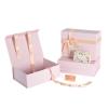 Pink Gift Boxes with Lids 3 Pack, 11x8x4 Inches medium Gift Box with Ribbon, Collapsible Gift Boxes with Magnetic Closure for Presents, Bridesmaid Proposal Box Contains Gift Card Ribbon Tag view 1