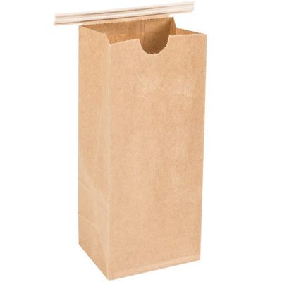 1/2 LB Size Brown No Window Tin Tie Bags 25 PCS 7 3/4 Inch (Length) x 3 3/8 Inch (Width). x 2 1/2 Inch (Gusset) Kraft Bakery Bags with No Window Resealable Tin Tie Tab Lock Poly-Lined Bags Kraft Paper Bags for Cookies, Coffee