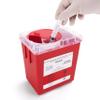 Alcedo Sharps Container for Home Use 2 Quart (1-Pack), Biohazard Needle and Syringe Disposal, Medical Grade, Professional Use view 1
