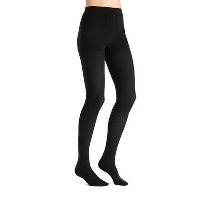 JOBST Opaque Compression Stockings, 20-30 mmHg, Waist High, Closed Toe, Classic Black, Medium