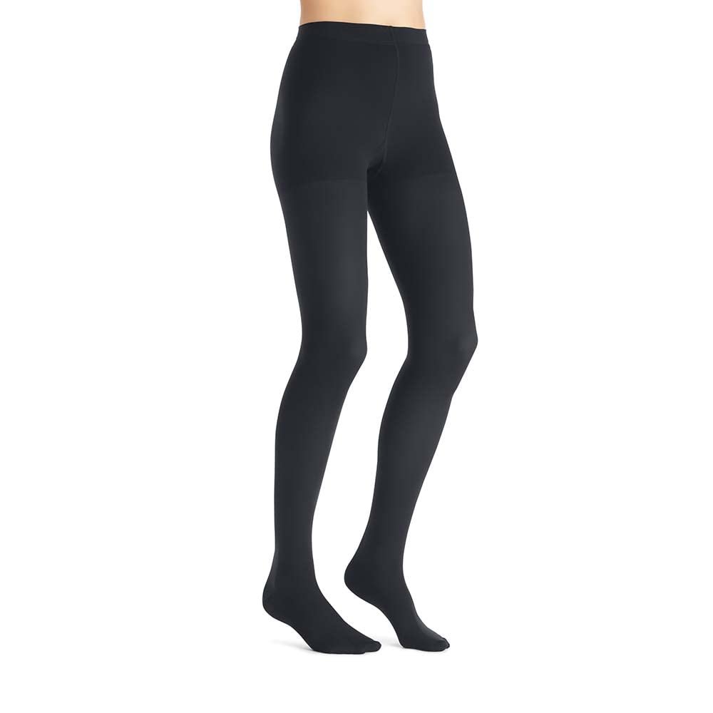 JOBST Opaque Compression Stockings, 20-30 mmHg, Waist High, Closed Toe, Anthracite, Medium