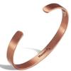 MagnetRX Magnetic Copper Bracelet for Men & Women  Pure Copper Mens Bracelet or Cuff Bangle (Medium) view 1