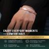 MagnetRX Magnetic Copper Bracelet for Men & Women  Pure Copper Mens Bracelet or Cuff Bangle (Medium) view 3