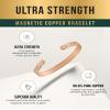 MagnetRX Magnetic Copper Bracelet for Men & Women  Pure Copper Mens Bracelet or Cuff Bangle (Medium) view 4