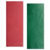 Christmas Red & Green Solid Tissue Paper Sheets - Set of 20 sheets, Holiday Gift Bag Tissue, 20" x 20" view 3