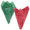 Christmas Red & Green Solid Tissue Paper Sheets - Set of 20 sheets, Holiday Gift Bag Tissue, 20" x 20" view 4