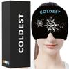 Coldest Gel Ice Headache Migraine Face Relief Hat, Cold Therapy Migraine Relief Cap Migraine Ice Head Wrap Ice Pack Mask, Cold Compress Headache Relief Cap view 1