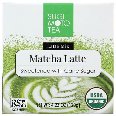 Sugimoto Tea, Mix Matcha Latte Organic, 4.23 Ounce