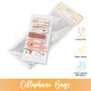 100 Pcs 4"9"+1.2" Clear Plastic Bags, Flat Cello/Cellophane Candy Bags for Bakery, Cookie, Dessert, Party Favor Packaging view 3