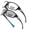 Transition Photochromic Bifocal Reading Glasses for Men Women Outdoor Sports Presbyopia Sunglasses reader Anti-glare goggles (black blue, 1, multiplier_x) view 1
