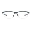 bullabulling Mens Reading Glasses Sporty Half Frame Reading Glasses for Men Half Rim Reading Glasses (gray, 3.50, multiplier_x) view 2
