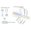 bullabulling Mens Reading Glasses Sporty Half Frame Reading Glasses for Men Half Rim Reading Glasses (gray, 3.50, multiplier_x) view 3