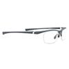 bullabulling Mens Reading Glasses Sporty Half Frame Reading Glasses for Men Half Rim Reading Glasses (gray, 3.50, multiplier_x) view 4