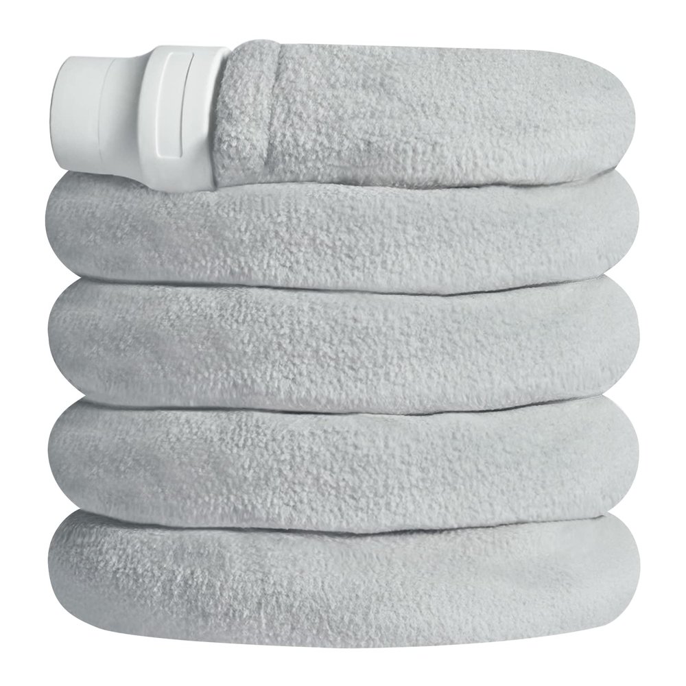 CPAP Hose Cover with Zipper Designed for Resmed S9/S10 Heated Tubing 7 Feet CPAP Tube Covers Reusable Comfort Fleece Tube Insulator Super Soft Washable Breathable Cover