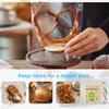 Erioctry 100 Pcs 4 3/4 X 6 1/2 Inch Clear Automatic Sealing Cello Cellophane Bags Food Safe Self-Sealing Resealable Treat Bags Good for Bakery Candy Chocolate Candle Cookie Poly Bags view 3
