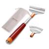 Aznrszy Back Scratcher with Detachable Heads, Metal Backscratchers Extendable for Women Men, Wider Claws/Wooden Handle/Massage Roller, Long Head Body Scratcher Massager view 1