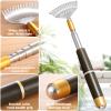 Aznrszy Back Scratcher, Long Back Scratcher Extendable for Women Men Adults, Sturdy Claw/Anti-Slip Handle/Massage Roller, Portable Metal Head Body Hand Scratcher Massager view 2