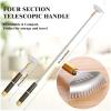 Aznrszy Back Scratcher, Long Back Scratcher Extendable for Women Men Adults, Sturdy Claw/Anti-Slip Handle/Massage Roller, Portable Metal Head Body Hand Scratcher Massager view 3