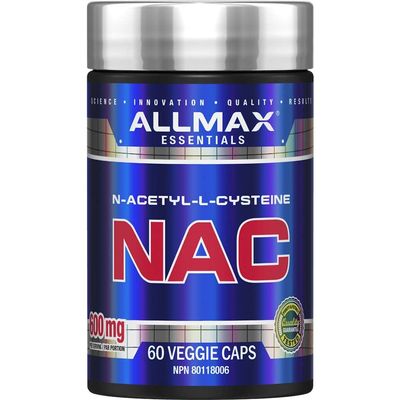 ALLMAX NAC - 60 Veggie Capsules - Immune Support & Free Radical Protection - 60 Servings
