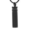 BIAIHQIE Cylinder Cube Cremation Jewelry for Human/Pet Ashes Funeral Keepsake Pendant Memorial Urn Necklace Holder Ashes view 1