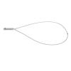 Breathing Necklace, Anxiety Relief Portable Stainless Steel Breathing Necklace for Meditation (Silver) view 1