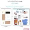 Anatomy Lab Venipuncture Practice Kit with Wearable Simulation Arm Pad Model IV + Supplemental Injection Skill Supplies Kit Clinical Nursing Training, +65 Piece Bundle view 2