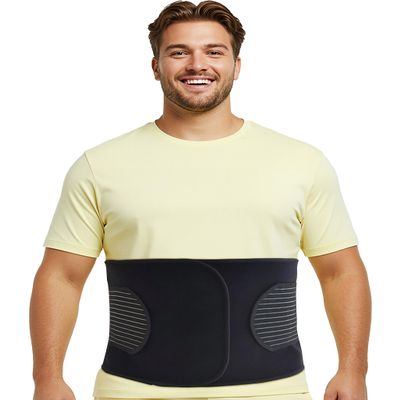 Plus Size Hernia Belt for Men & Women | Post Surgery Abdominal Binder Postpartum Belly Band Belly Wrap | Hysterectomy, Umbilical Inguinal Hernia | Belly Binder & Tummy Tuck | Fajas Para Hombres (XXXL)