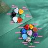 15 PCS Heart Crystals Healing Natural Pocket Stones Polished Love Shaped Palm Gemstones Rose Quartz Amethyst Assorted Set Reiki Energy Balancing Meditation Mother's Day Gift 0.8 Inch view 2