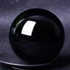 20-60Mm Aziatische Natural Black Obsidian Sphere Quartz Crystal Magic Ball Healing Reiki Rock Stone Collectibles Zonder Base,60mm view 2