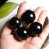 20-60Mm Aziatische Natural Black Obsidian Sphere Quartz Crystal Magic Ball Healing Reiki Rock Stone Collectibles Zonder Base,60mm view 4