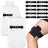 14 Pcs Urine Test Complete Kit,Includes 2 Empty Bottles,10 Adhesive Temperature Test Strip,Hidden Leg Strap Oxford Pouch,Temperature Test Urine Strip Sticker,Portable Travel Urine Test Bottle view 1