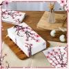 Spiareal 200 Pcs Disposable Bathroom Hand Towels Paper Guest Towels Floral Cherry Blossoms Guest Napkins for Bathroom Pink Paper Dinner Hand Napkins for Wedding Party Bridal Birthday view 2