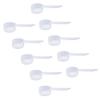 Plastic Measuring Scoop, (18 cc | 1.30 Tablespoon | 18 mL) Long Handle Spoons for Powders, Granules, Coffee, Pet Food, Baking Supplies, Protein and Other Dry Goods, BPA Free (Set of 10) view 1