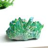 100% Natural Quartz Cluster Electroplated Column Raw Crystals Mineral Ore for Ornaments Aquarium Home Decor Stone,Quartz Cluster,30-60g view 1