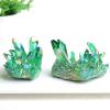 100% Natural Quartz Cluster Electroplated Column Raw Crystals Mineral Ore for Ornaments Aquarium Home Decor Stone,Quartz Cluster,30-60g view 4