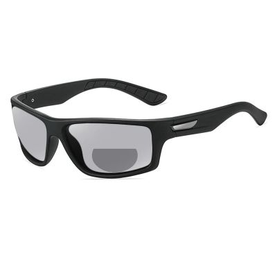 Men's Driving Photochromic Bifocal Reading Glasses 2022 Sports Transition Goggles Women Square Transition Reader Sunglasses (black, 1.25, multiplier_x)