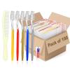 skourvut 100 Pack Disposable Toothbrushes with Toothpaste and Comb for Homeless Individually Wrapped-Suitable for Hotel,Air Bnb,Shelter/Homeless/Nursing Home/Charity 1 view 1