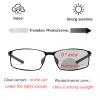 laureles Bifocal Reading Glasses Men's Sports Goggles Metal Sun Photochromic Lens Full Frame Transition Reader (Black, 1.5, multiplier_x) view 2