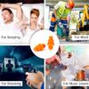 Reusable Earplugs for Sleeping Noise Cancelling  Super Soft, Silicone Ear Plug, for Swimming, Snoring, Concerts, Work, Noisy Place view 3
