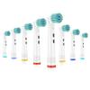BUKURII Replacement Toothbrush Heads Fit for Oral B Electric Toothbrushes, 8pcs, Extra Soft Bristles for Sensitive Gums Care, Round Head for Pro Timer view 1