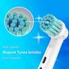 BUKURII Replacement Toothbrush Heads Fit for Oral B Electric Toothbrushes, 8pcs, Extra Soft Bristles for Sensitive Gums Care, Round Head for Pro Timer view 3