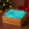 250 Grams Shiny Iridescent Film PP Hamper Shreds & Strands Shredded Crinkle Confetti for DIY Gift Wrapping & Basket Filling (Blue) view 3