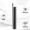 300 Pcs Black and Clear 116 mm Tubes Pre Roll Tubes Pill Bottle Empty Plastic Bottles with Lids view 3