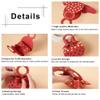 Craftdady 30pcs Paper Treat Boxes Polka Dot Cupcake Candy Chocolate Gift Box with Bowknots Cardboard Folding Package Wrapping Box for Xmas Birthday Wedding Birthday Party Favor view 3