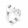 BIAIHQIE Memorial Urn Ring Wrench Cremation Jewelry for Ashes Stainless Steel Ashes Holder Keepsake Gift for Women Men,6 view 1