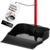 Tyroler Multi-Purpose Extra Large 100% Rubber Dustpan for Dry & Wet Floor Cleaning Indoor and Outdoor | New 105cm Long Aluminum Anti-Rust Handle | Compatible with Any Size Broom and Squeegee view 1