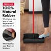 Tyroler Multi-Purpose Extra Large 100% Rubber Dustpan for Dry & Wet Floor Cleaning Indoor and Outdoor | New 105cm Long Aluminum Anti-Rust Handle | Compatible with Any Size Broom and Squeegee view 4